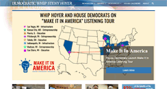 Desktop Screenshot of democraticwhip.gov