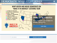 Tablet Screenshot of democraticwhip.gov